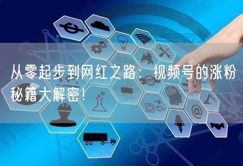 从零起步到网红之路：视频号的涨粉秘籍大解密！