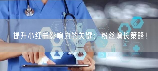 提升小红书影响力的关键：粉丝增长策略！